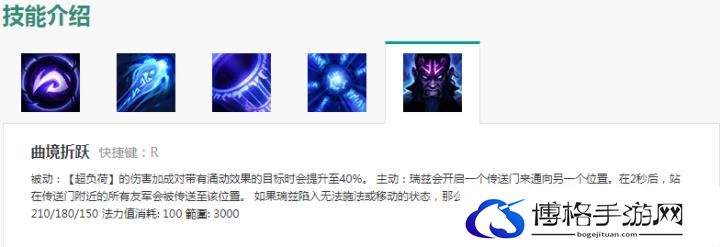 英雄联盟符文法师瑞兹技能解析