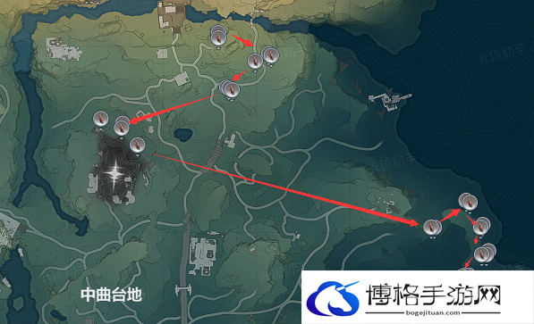 《鸣潮》红针晶簇采集路线图一览