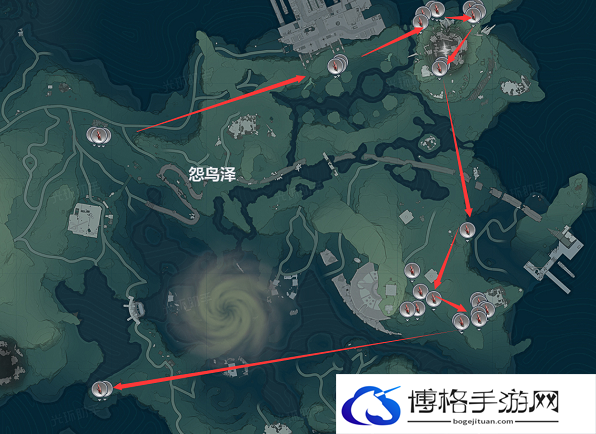 《鸣潮》红针晶簇采集路线图一览