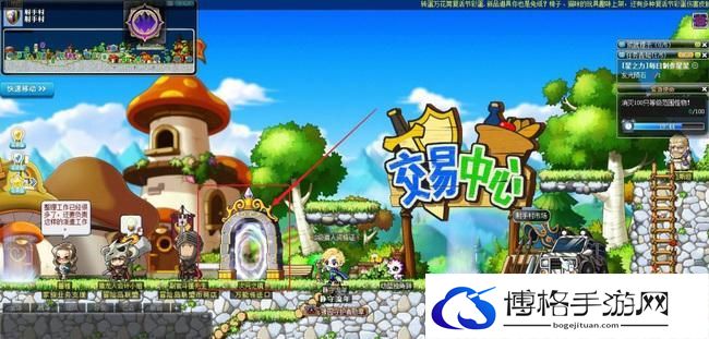 《冒险岛》新叶城进入方法