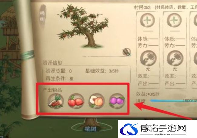 《桃源记》干粮获取方法