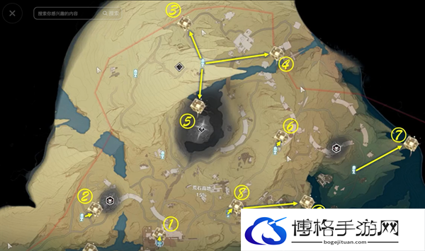 鸣潮荒石高地声匣在哪里-荒石高地9个声匣位置分享图二