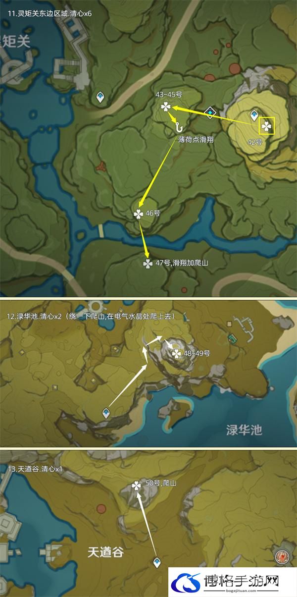原神4.4魈突破材料在哪-十分钟168朵清心快速采集攻略图五 原神4.4魈突破材料在哪-十分钟168朵清心快速采集攻略图五