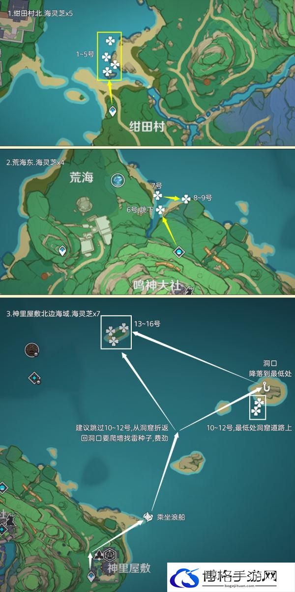 原神4.4八重神子突破材料在哪-海灵芝十分钟快速采集攻略图二 原神4.4八重神子突破材料在哪-海灵芝十分钟快速采集攻略图二