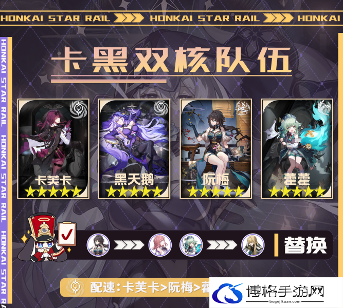 崩坏星穹铁道卡黑双核怎么玩 崩坏星穹铁道卡黑双核玩法及配队攻略