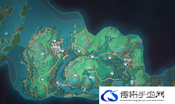 原神4.4玉玉心羽鲈都在那-玉玉心羽鲈沉玉谷钓鱼点位置