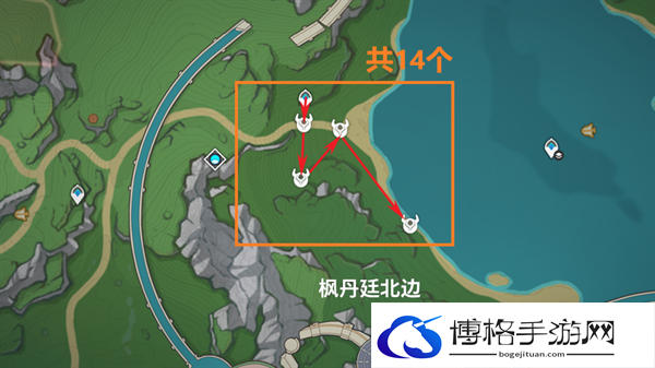 原神4.3娜维娅突破材料如何快速收集-突破材料收集路线攻略图八 原神4.3娜维娅突破材料如何快速收集-突破材料收集路线攻略图八