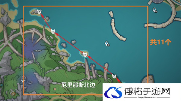 原神4.3娜维娅突破材料如何快速收集-突破材料收集路线攻略图十二 原神4.3娜维娅突破材料如何快速收集-突破材料收集路线攻略图十二