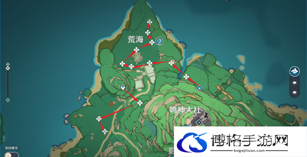 原神4.3绯樱绣球如何快速采集-绯樱绣球采集路线攻略图二 原神4.3绯樱绣球如何快速采集-绯樱绣球采集路线攻略图二