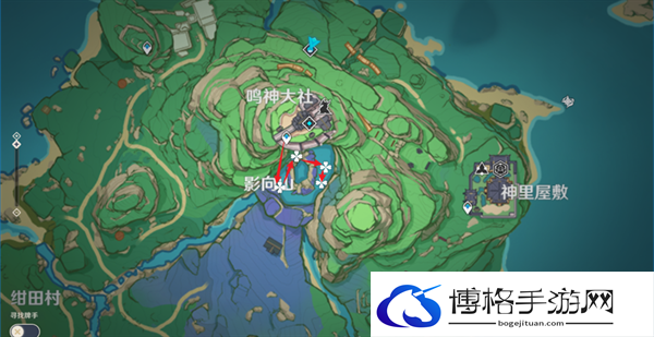 原神4.3绯樱绣球如何快速采集-绯樱绣球采集路线攻略图六 原神4.3绯樱绣球如何快速采集-绯樱绣球采集路线攻略图六