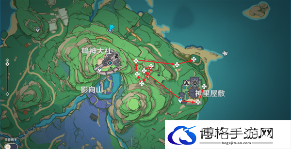 原神4.3绯樱绣球如何快速采集-绯樱绣球采集路线攻略图七 原神4.3绯樱绣球如何快速采集-绯樱绣球采集路线攻略图七