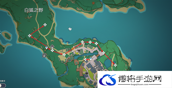 原神4.3绯樱绣球如何快速采集-绯樱绣球采集路线攻略图九 原神4.3绯樱绣球如何快速采集-绯樱绣球采集路线攻略图九