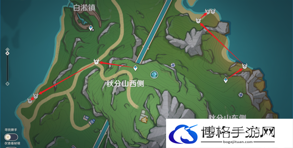 原神4.2浊水幻灵如何快速收集-浊水幻灵快速收集路线图四 原神4.2浊水幻灵如何快速收集-浊水幻灵快速收集路线图四