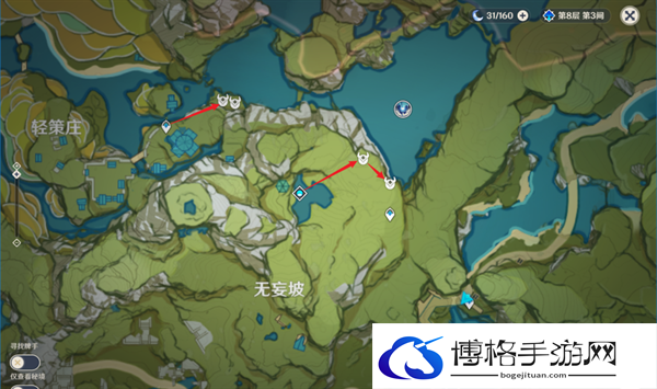 原神4.2浊水幻灵如何快速收集-浊水幻灵快速收集路线图十二 原神4.2浊水幻灵如何快速收集-浊水幻灵快速收集路线图十二