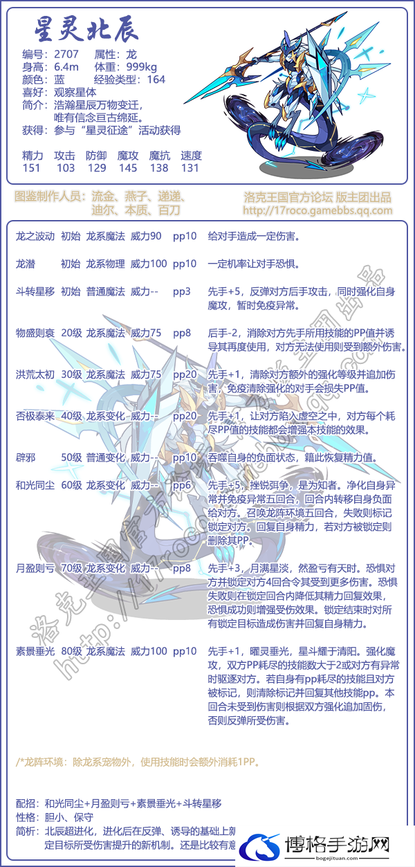 洛克王国星灵北辰技能搭配攻略-如何有效利用资源