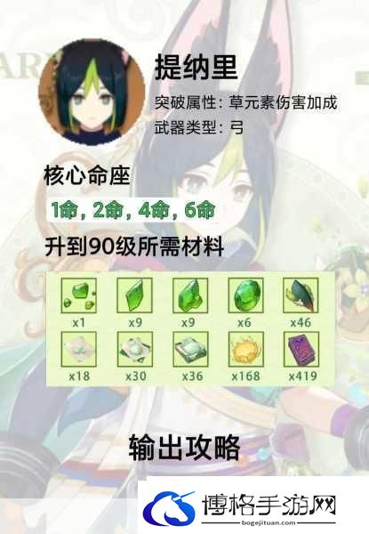 砂糖毕业圣遗物及武器搭配全攻略