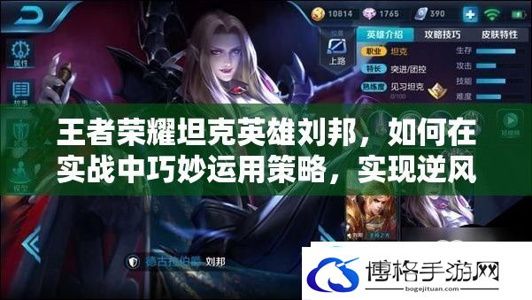 王者荣耀坦克英雄刘邦