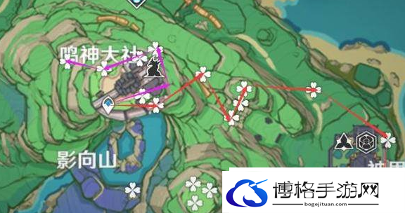 原神绯樱绣球分布图一览