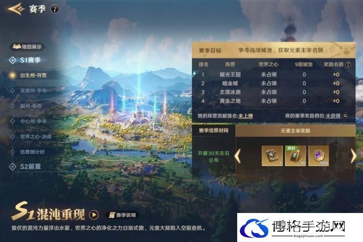 荒野国度--游戏玩法--赛季制