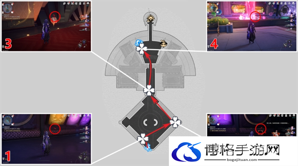 崩坏星穹铁道2.2苏乐达热砂海选会场20只折纸小鸟位置大全图三