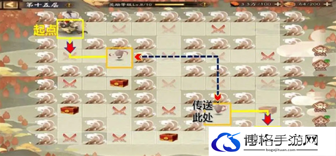 阴阳师福神巡礼退治海妖地图通关路线图图十六