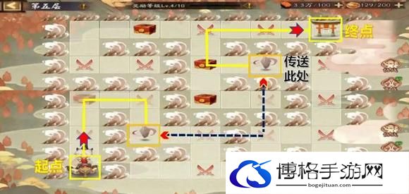 《阴阳师》福神巡礼全通关路线攻略
