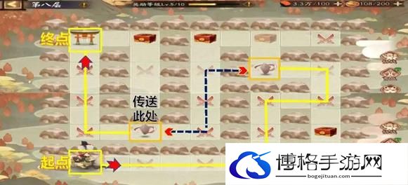 《阴阳师》福神巡礼全通关路线攻略