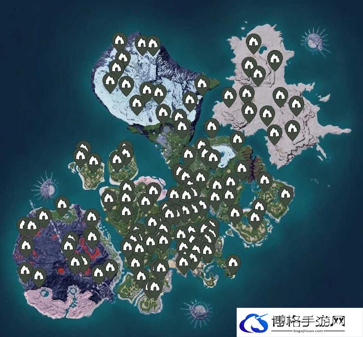 幻兽帕鲁地下城位置分布图一览 幻兽帕鲁地下城在哪
