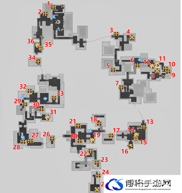 崩坏星穹铁道筑梦边境宝箱位置大全 筑梦边境全宝箱位置分布图