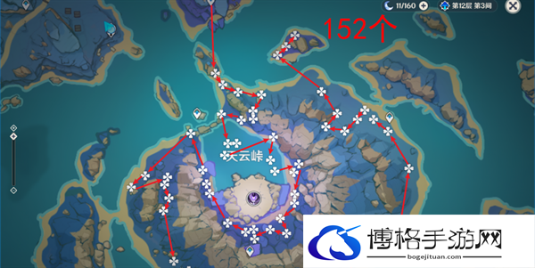 原神4.3天云草实如何快速采集-天云草实采集路线攻略图二