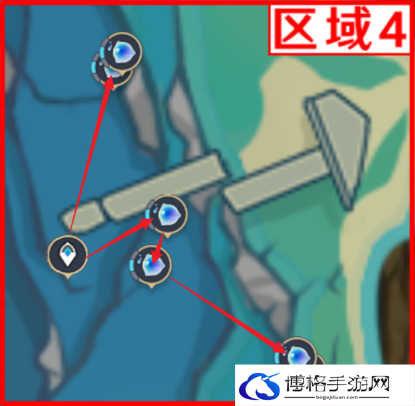 原神4.2初露之源如何快速收集-快速收集路线图六