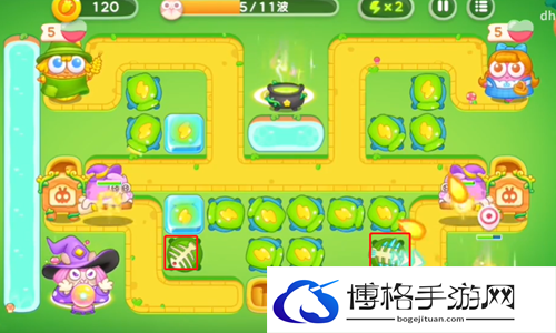 保卫萝卜4绿野奇缘第60关通关攻略