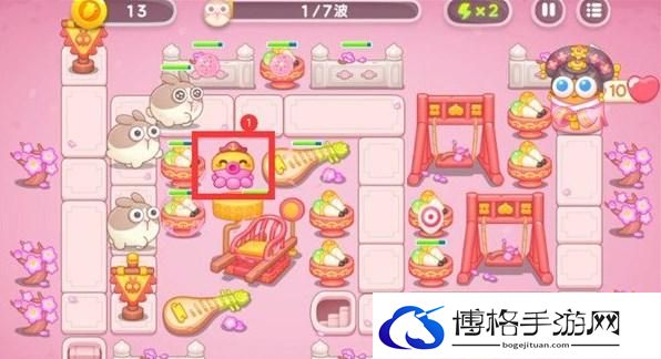 保卫萝卜4秋妃传1关攻略-秋妃传第1关图文通关流程