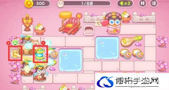 保卫萝卜4秋妃传2关攻略 秋妃传第2关图文通关解析