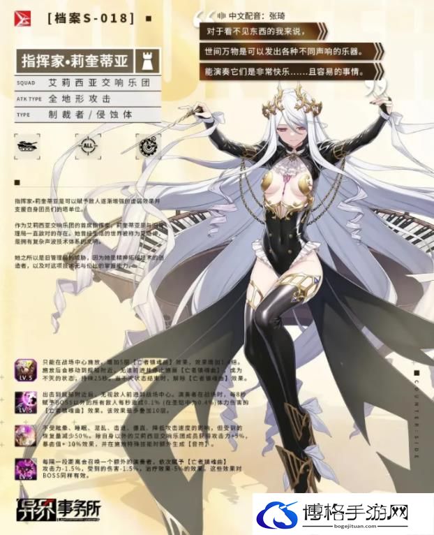 异界事务所莉奎蒂亚技能是什么？制裁者莉奎蒂亚属性技能详解-团队协作技巧
