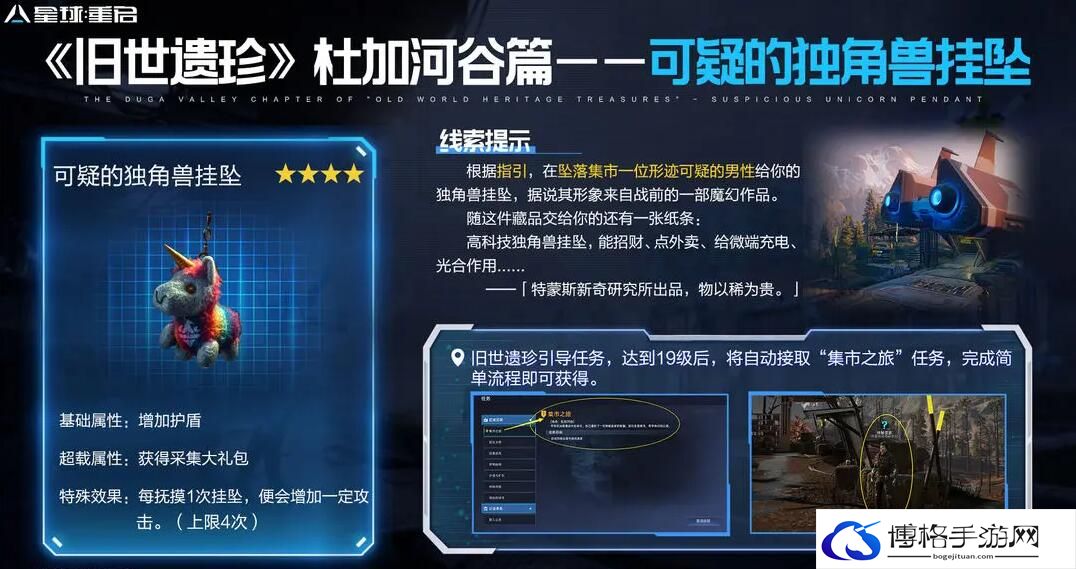 星球重启可疑的独角兽挂坠怎么获得-装备强化与进阶手册