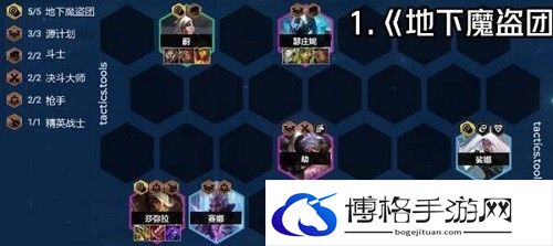 云顶之弈地下魔盗团阵容怎么搭配
