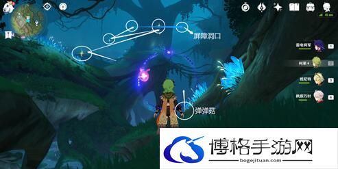 原神茶柯之座地下屏障怎么开