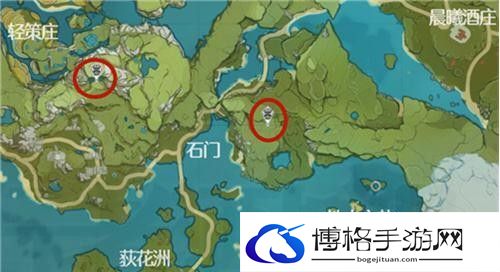 原神璃月地灵龛分布图有哪些