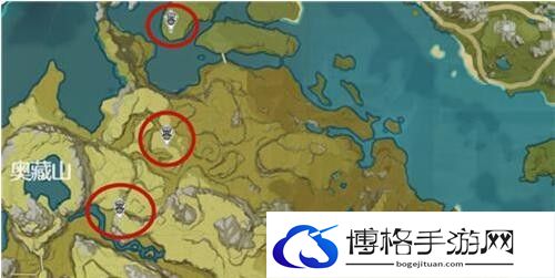 原神璃月地灵龛分布图有哪些