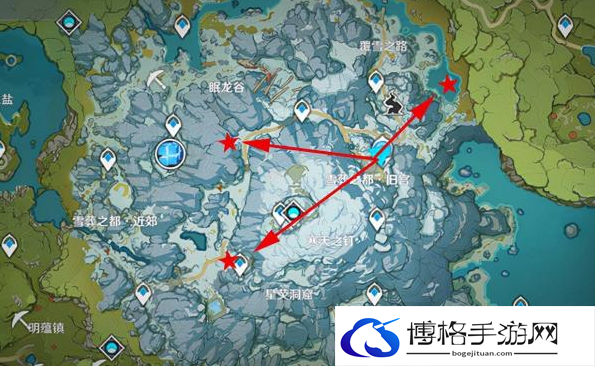 原神雪山三个匣子位置在哪